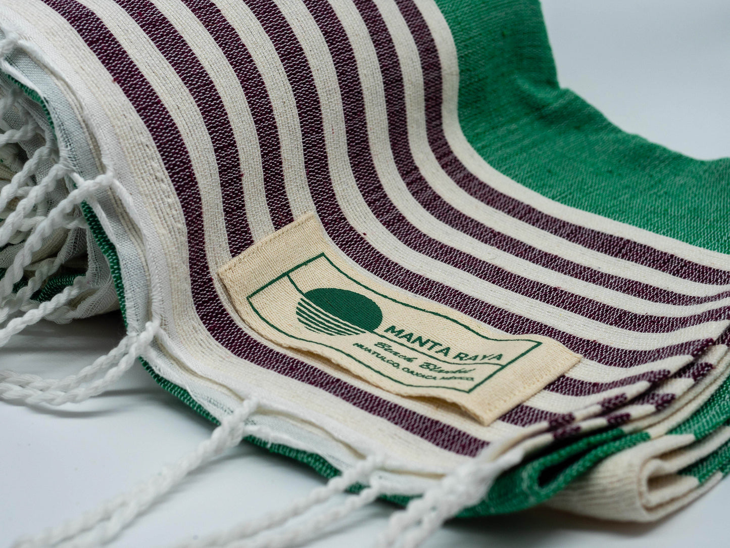 Beige, Wine, Green Flag