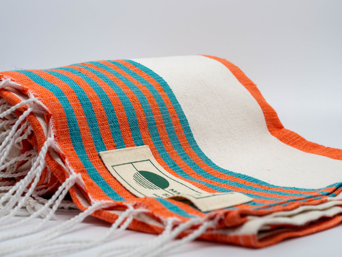 Orange, Emerald Green, Beige